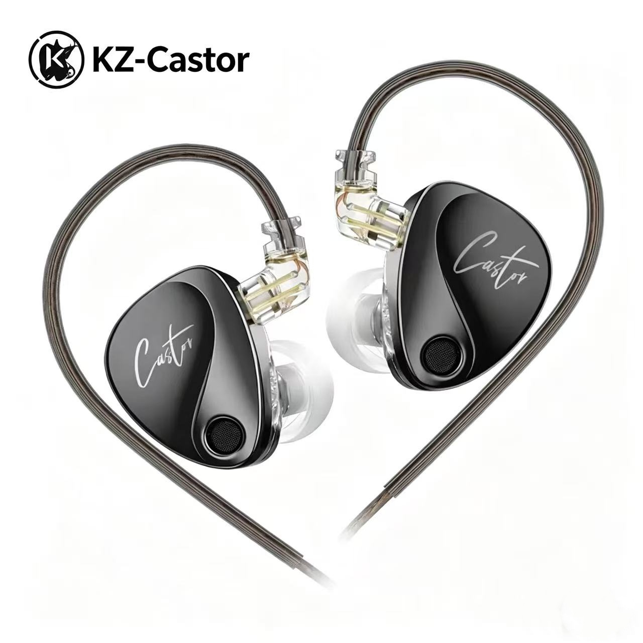 Audiophile Headphone Wired - KZ Castor In Ear Wired Headphones