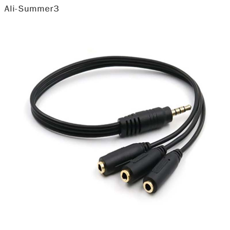 3.5mm 3 Way Port Aux Multi Hea - Earphone Splitter Jack reseña y precio