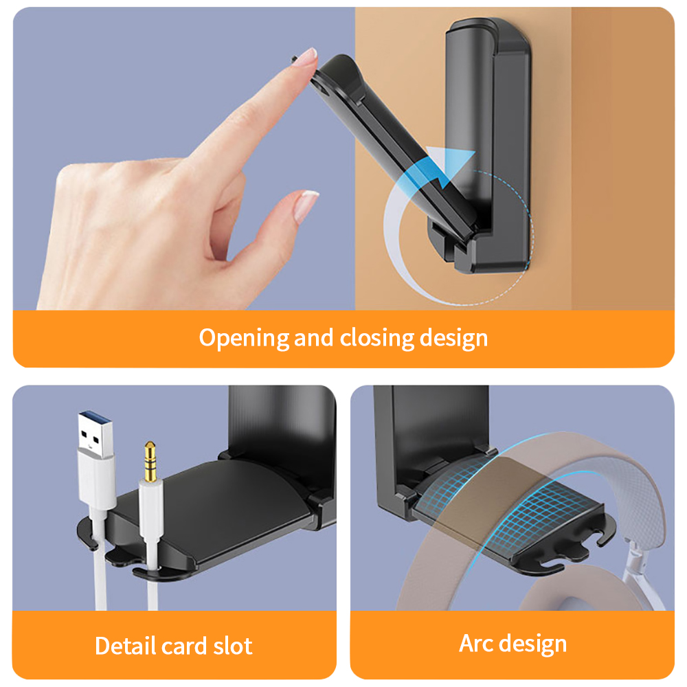 Folding Headset Stand Holder G - Headphone Stand Desk reseña y precio