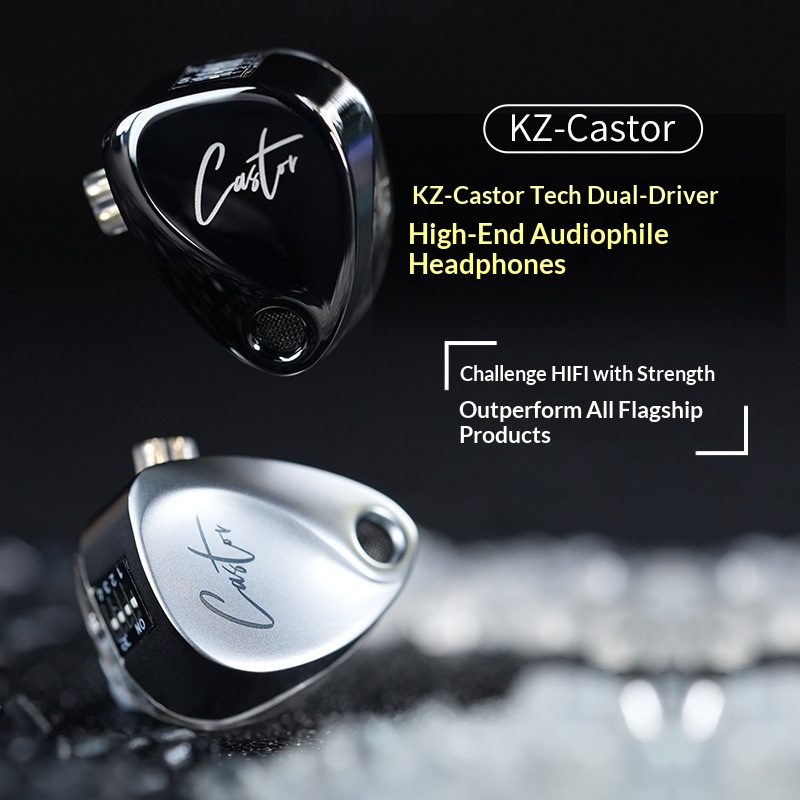 KZ Castor In Ear Wired Headpho - Audiophile Headphone Wired reseña y precio