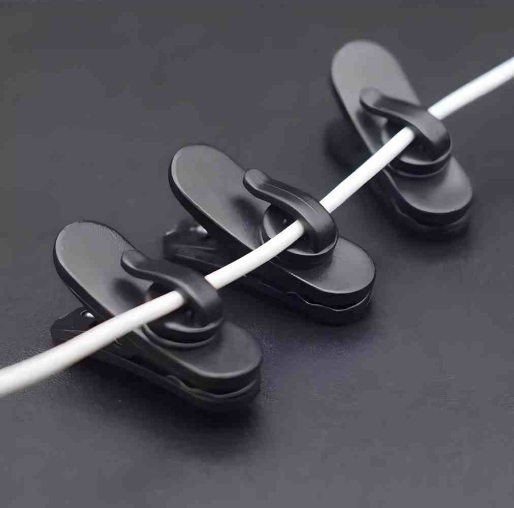 10pcs Rotating Earphone Cable  - Headphone Stand Desk reseña y precio