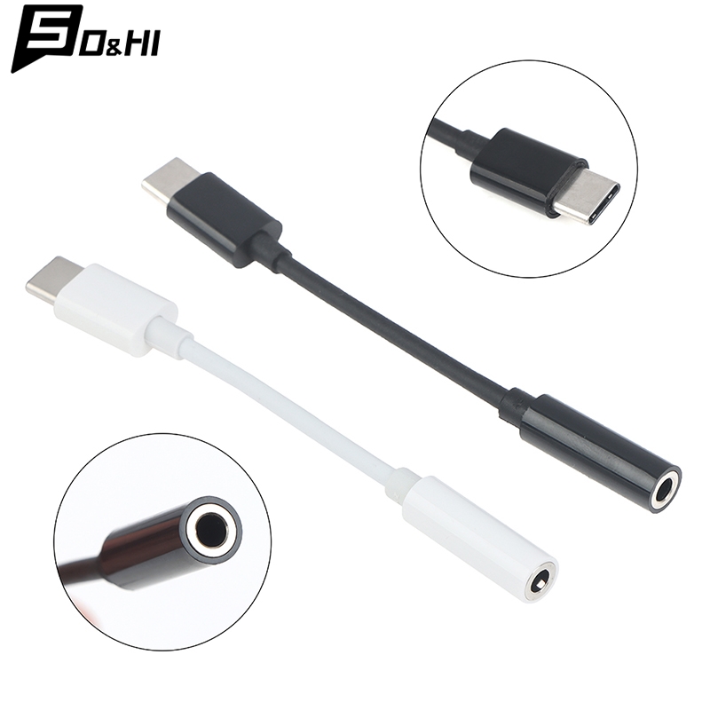 Type-C to 3.5mm AUX Jack Earph - Earphone Splitter Jack reseña y precio