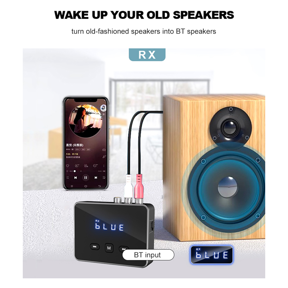 BT 5.4 Transmitter Receiver wi - Bluetooth Adapter Receiver reseña y precio