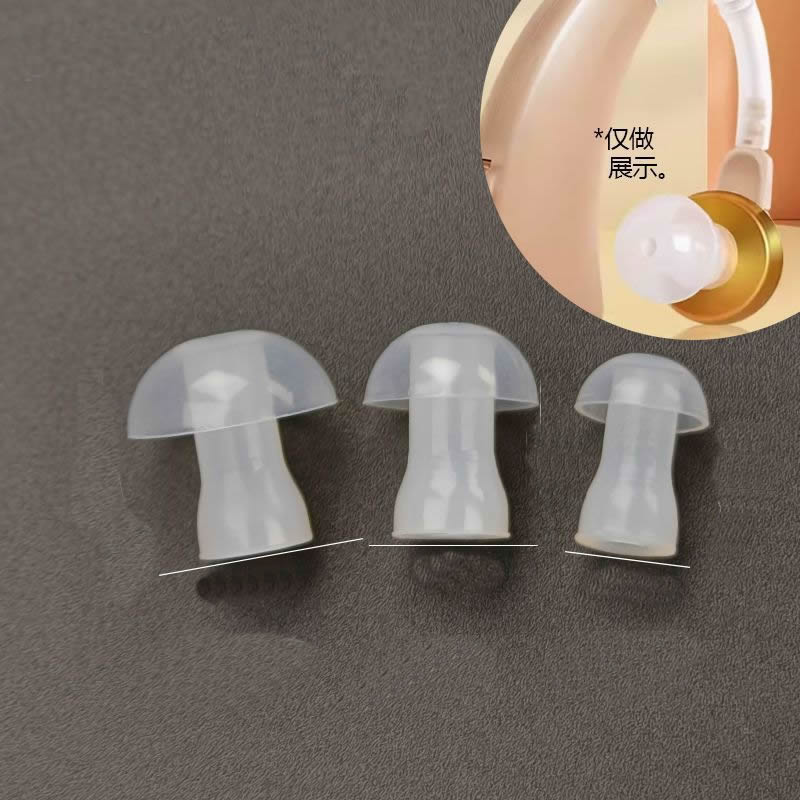 100pcs  Ear Cap Cushion for He - Silicone Ear Tip Replacement reseña y precio