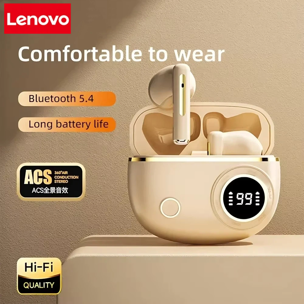 Lenovo TWS Wireless Bluetooth  - Audiophile Headphone Wired reseña y precio