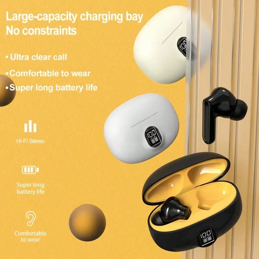 Wireless Earphones, Bluetooth  - Earbuds Charging Case reseña y precio