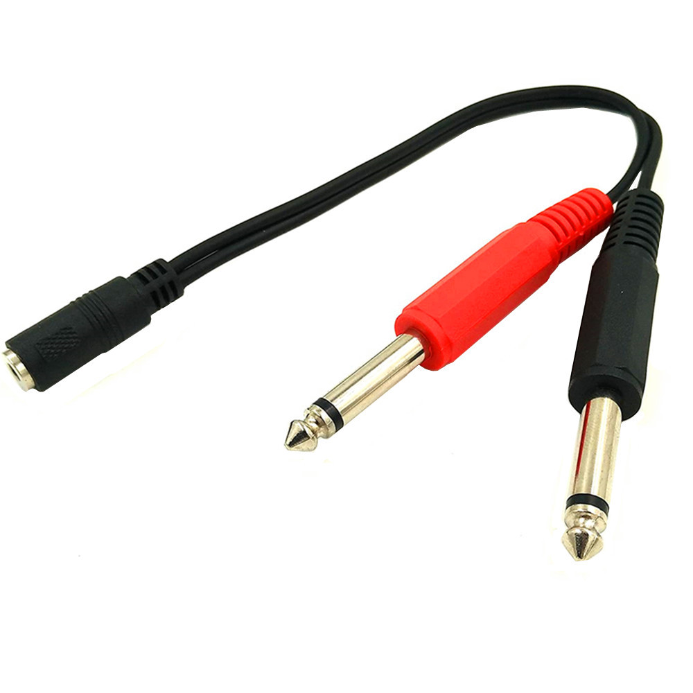 6.35 Mm Male To 2 6.35 Mm 3.5m - Audio Splitter Y reseña y precio