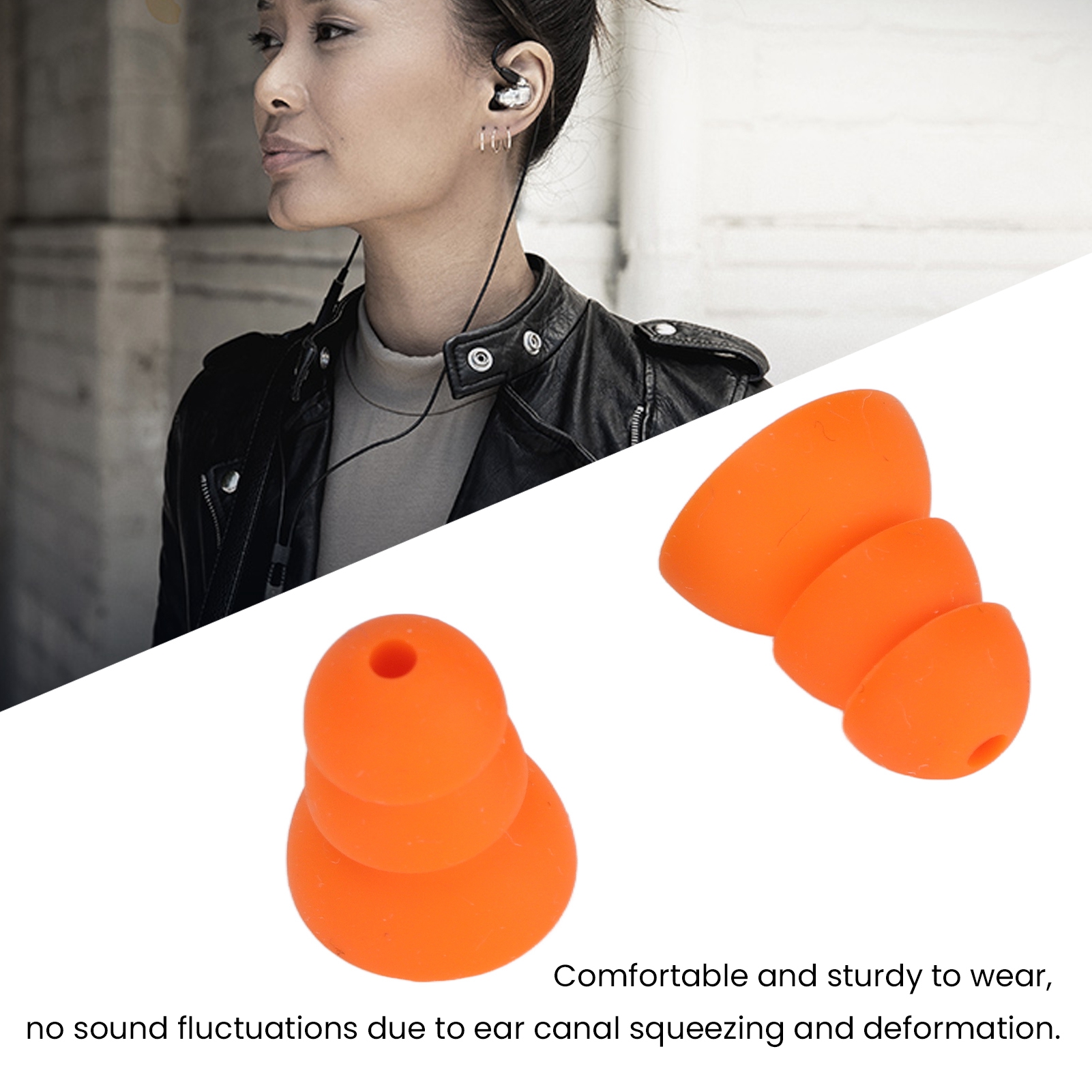 Replacement Orange Replaceable - Silicone Ear Tip Replacement reseña y precio