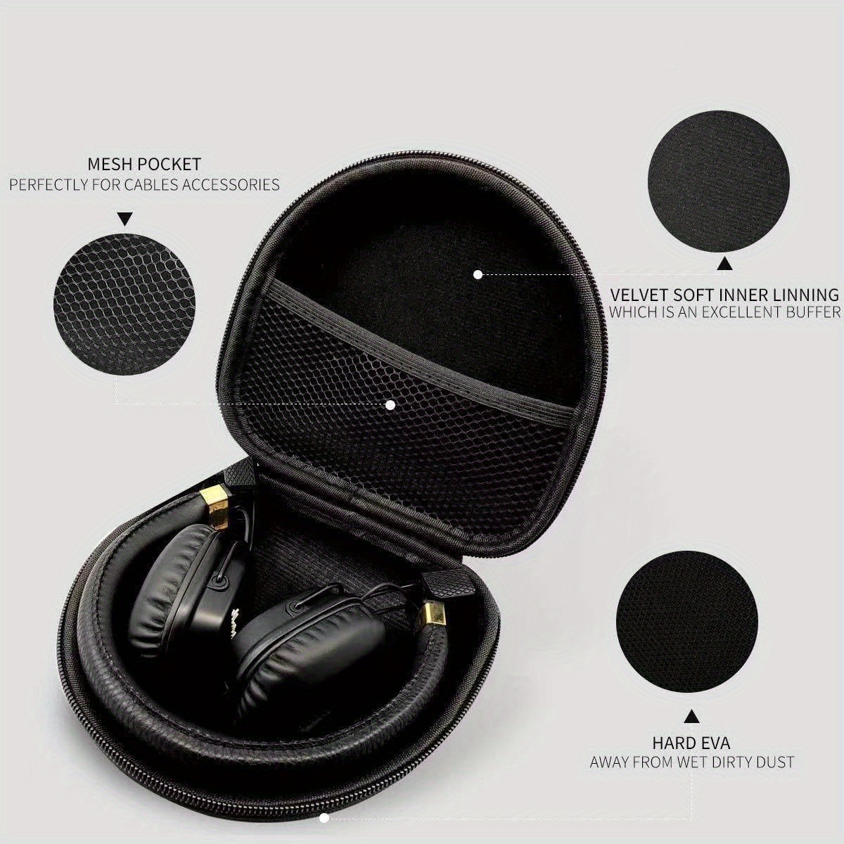 For Major II/III/IV/V Case, Ma - Headphone Case Hard reseña y precio