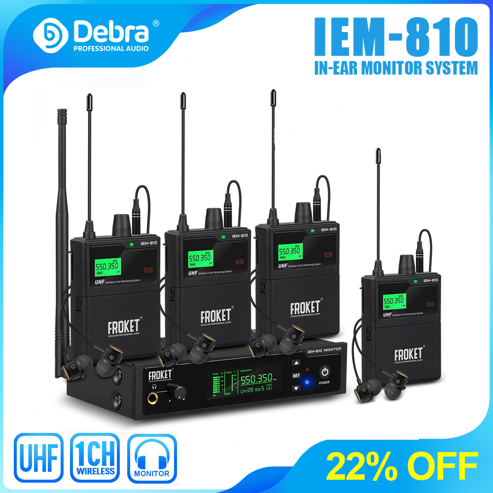 Debra New UHF In-Ear Monitorin - In Ear Monitor Iem reseña y precio