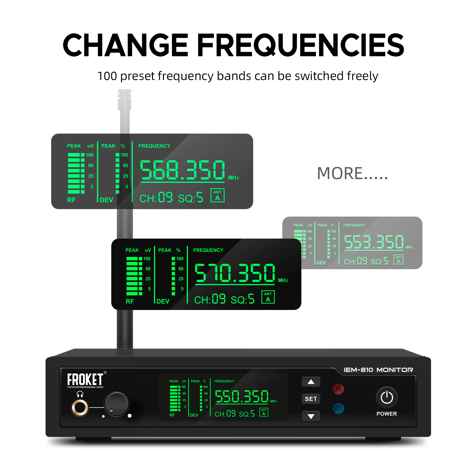 Debra New UHF In-Ear Monitorin - In Ear Monitor Iem reseña y precio