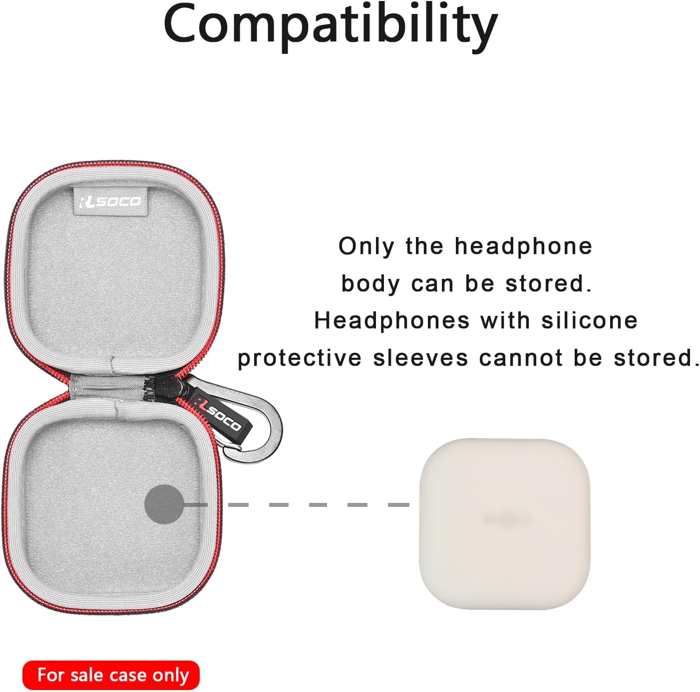 RLSOCO Hard Case for SHOKZ NEW - Headphone Case Hard reseña y precio