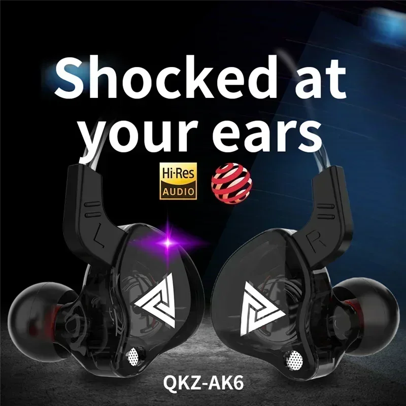 New QKZ AK6 In Ear Earphone 6  - Wired Earphone Mic reseña y precio