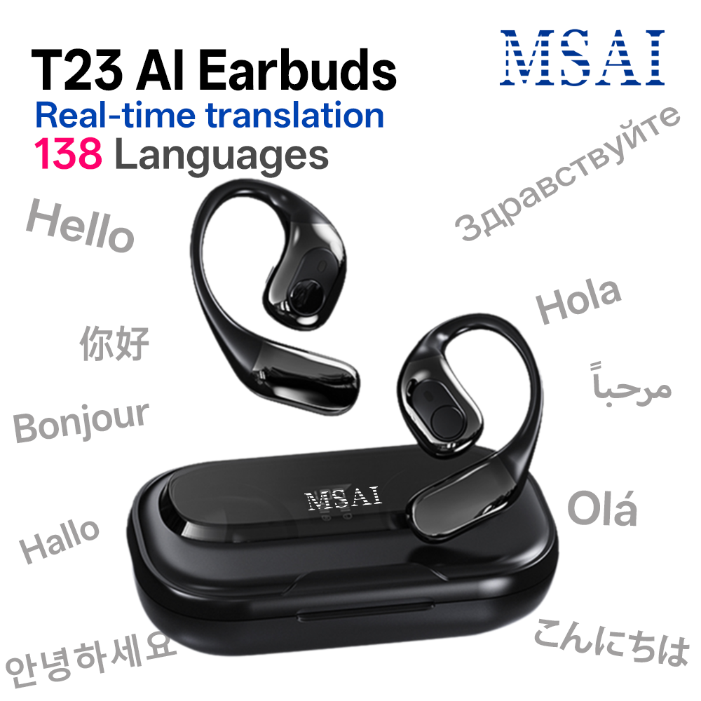 MSAI T23 AI Translator Earbuds - Usb C Earphone reseña y precio