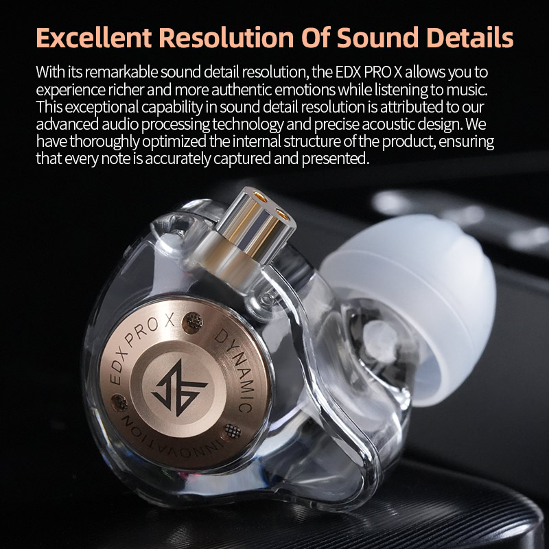 KZ EDX Pro X dynamic driving h - Sports Earphone Hook reseña y precio