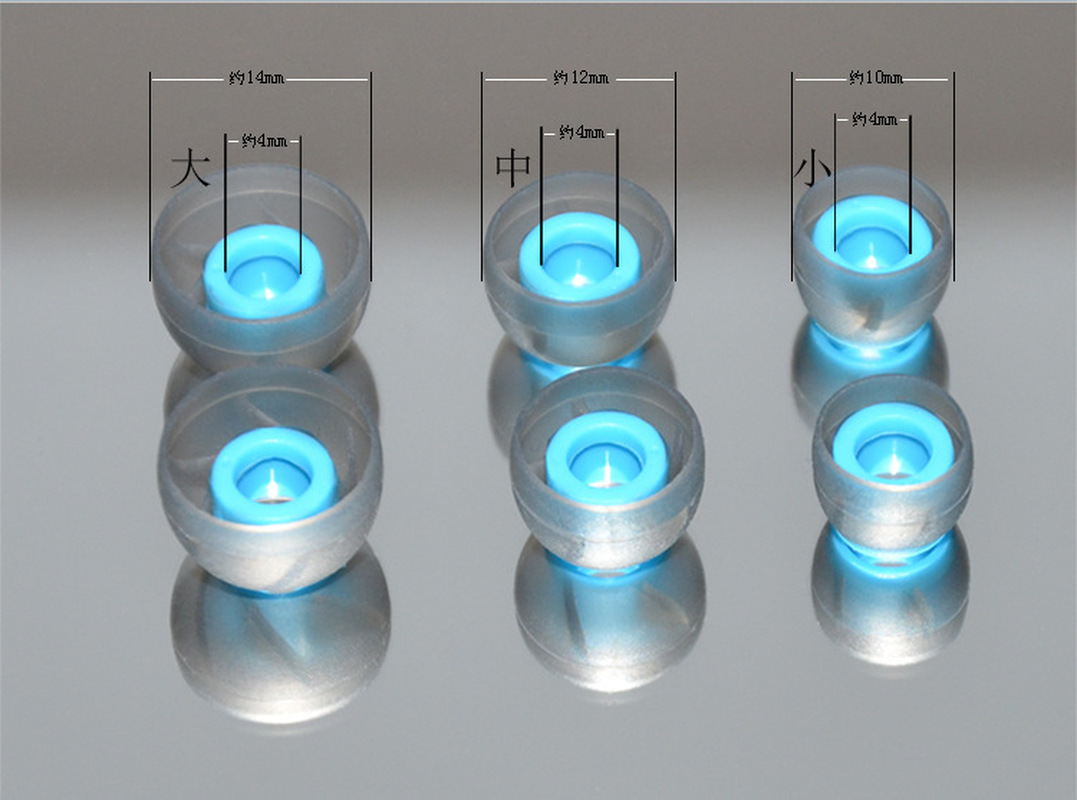 QKZ Spiral Silicone Ear Tips R - Silicone Ear Tip Replacement reseña y precio
