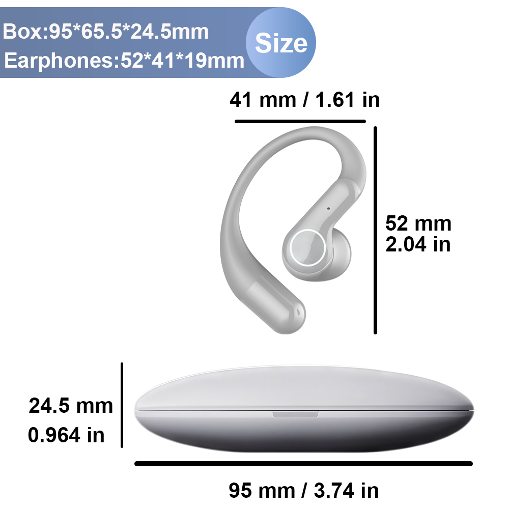 Ai Translator Earbud Device Re - Earbuds Charging Case reseña y precio