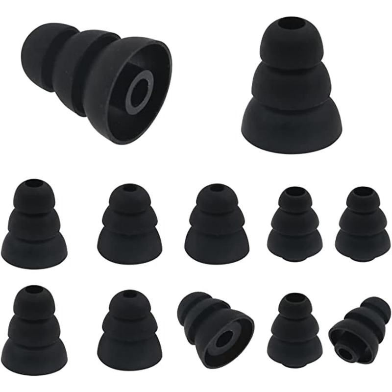 For 6pcs S/M/L Size Noise Isol - Silicone Ear Tip Replacement reseña y precio