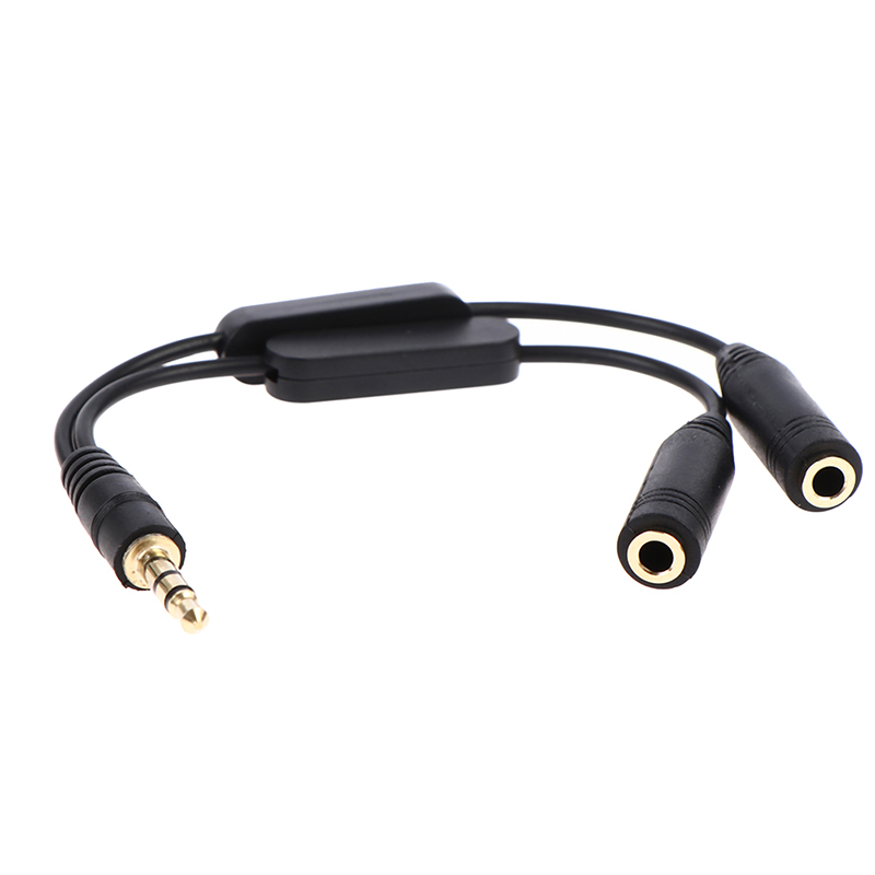 1pc 1 In 2 Out 3.5mm Stereo Ma - Audio Splitter Y reseña y precio