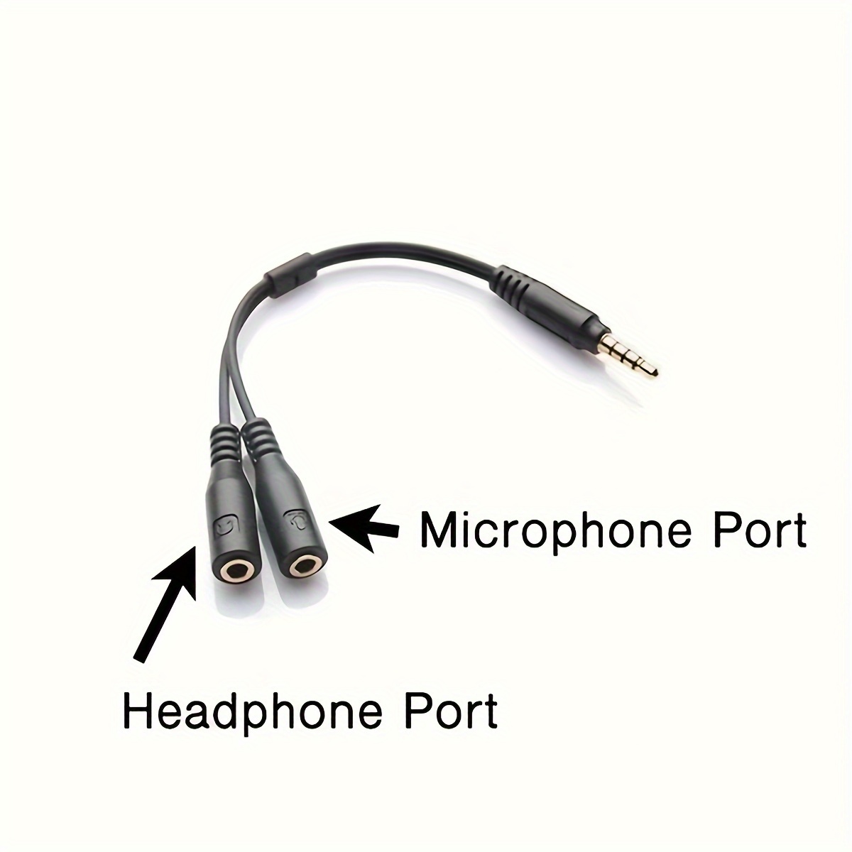 3.5mm Stereo Audio 1Male to 2  - Audio Splitter Y reseña y precio
