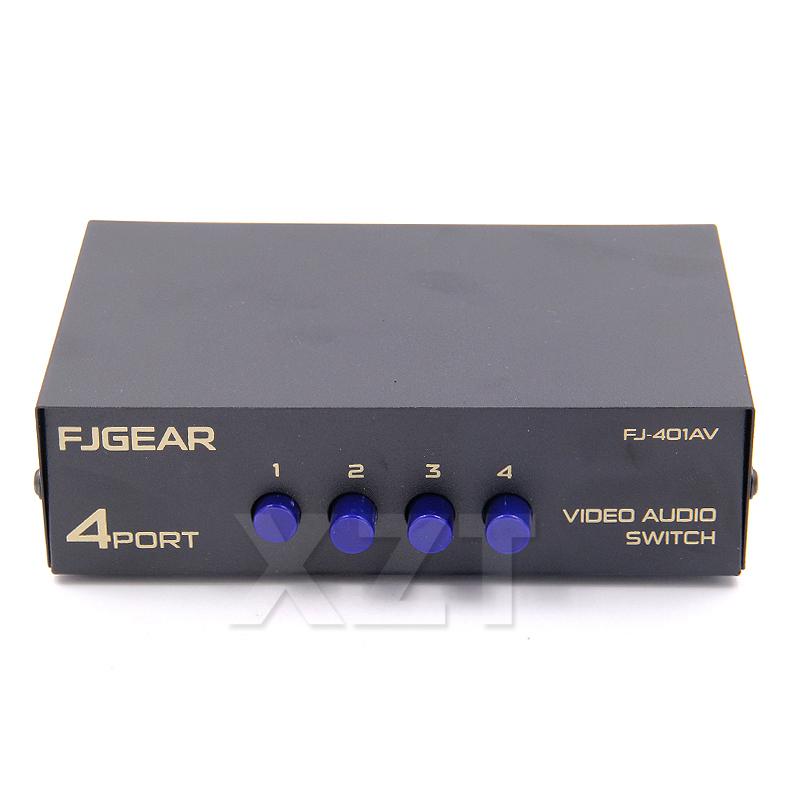 New 2/4/8 Ports AV RCA Audio V - Audio Splitter Y reseña y precio