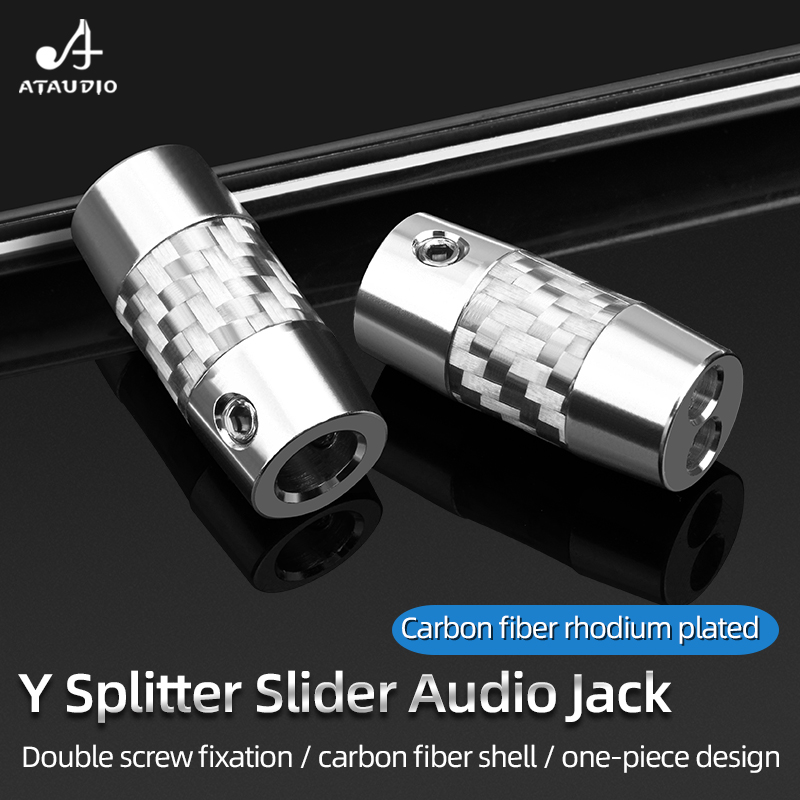 4pcs Carbon Fiber Y Splitter A - Audio Splitter Y reseña y precio