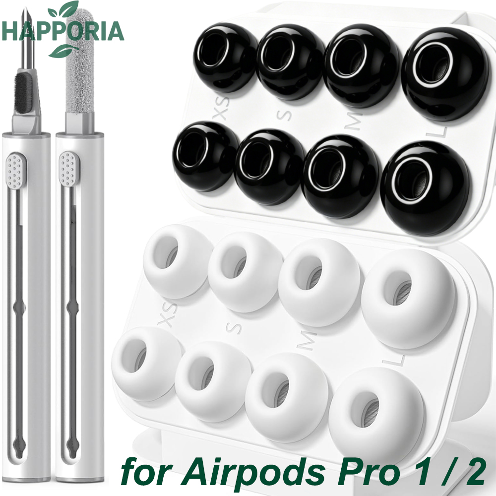 HAPPORIA Liquid Silicone Earbu - Silicone Ear Tip Replacement reseña y precio