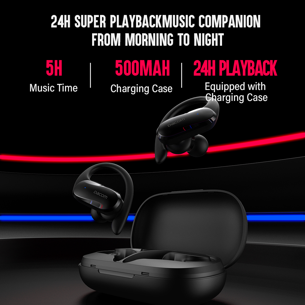DACOM L19 TWS Bluetooth Earpho - Sports Earphone Hook reseña y precio