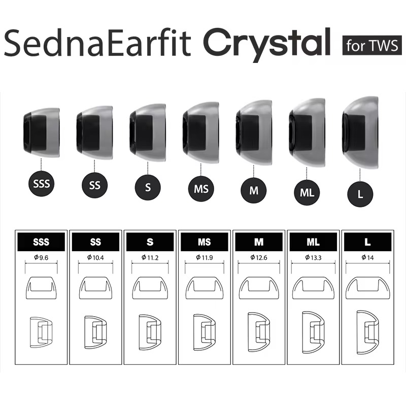 AZLA SednaEarfit Crystal Earti - Wireless Earbuds Tws reseña y precio