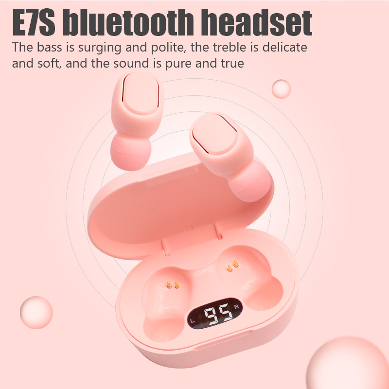 E7S TWS Fone Bluetooth Earphon - Bluetooth Headset On Ear reseña y precio