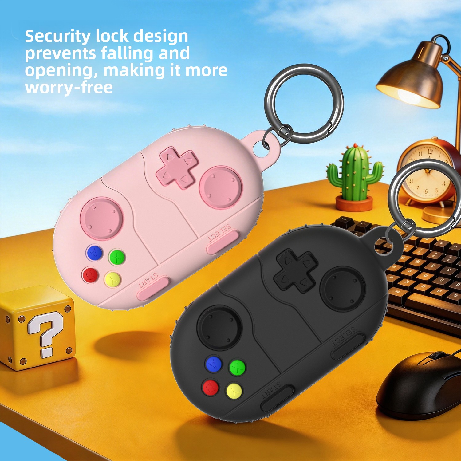 Vintage Silicone Game Style Ca - Earbuds Charging Case reseña y precio