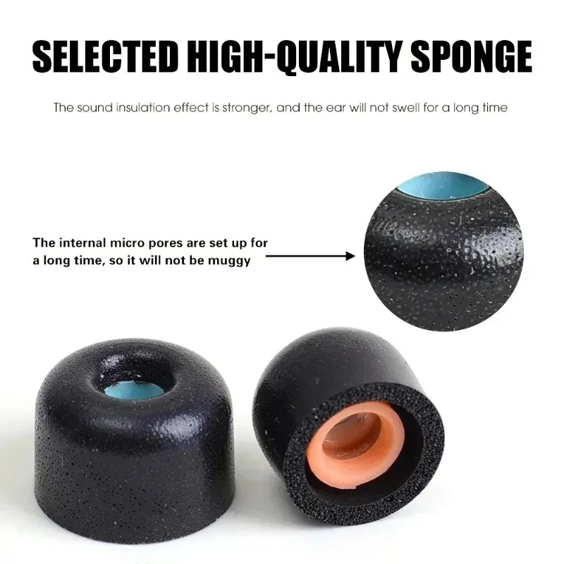 Soft Memory Foam Eartips for S - Earphone Foam Tip reseña y precio