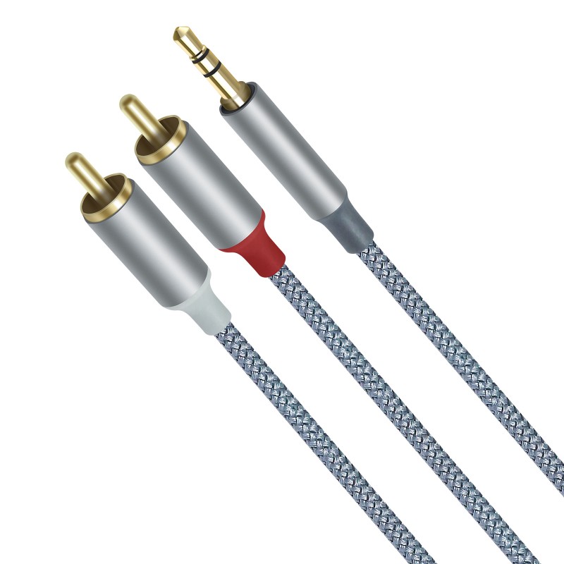 3PCS Hifi Y Splitter Adapter A - Audio Splitter Y reseña y precio