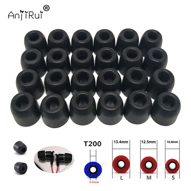 12Pair ANJIRUI Memory Foam Ear - Earphone Foam Tip reseña y precio