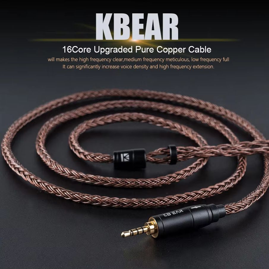 KBEAR 16 core 2-pin IEM headph - In Ear Monitor Iem reseña y precio