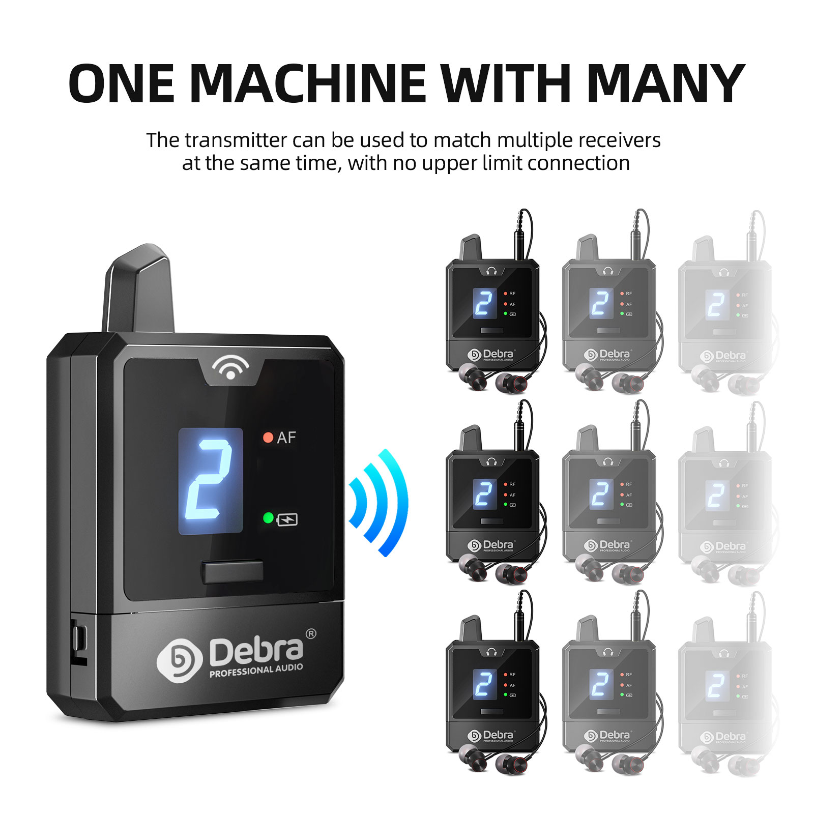 Debra UHF IEM Wireless In-Ear  - In Ear Monitor Iem reseña y precio