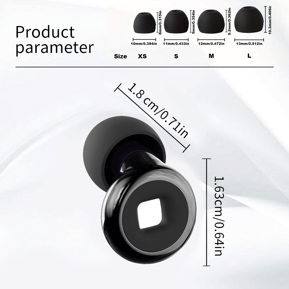 Reusable Silicone Ear Plugs No - Silicone Ear Tip Replacement reseña y precio