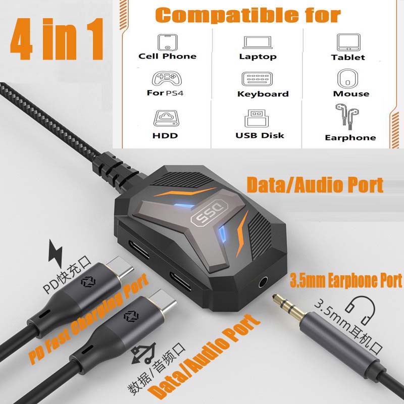 Type C Splitter USB C to 3.5mm - Earphone Splitter Jack reseña y precio