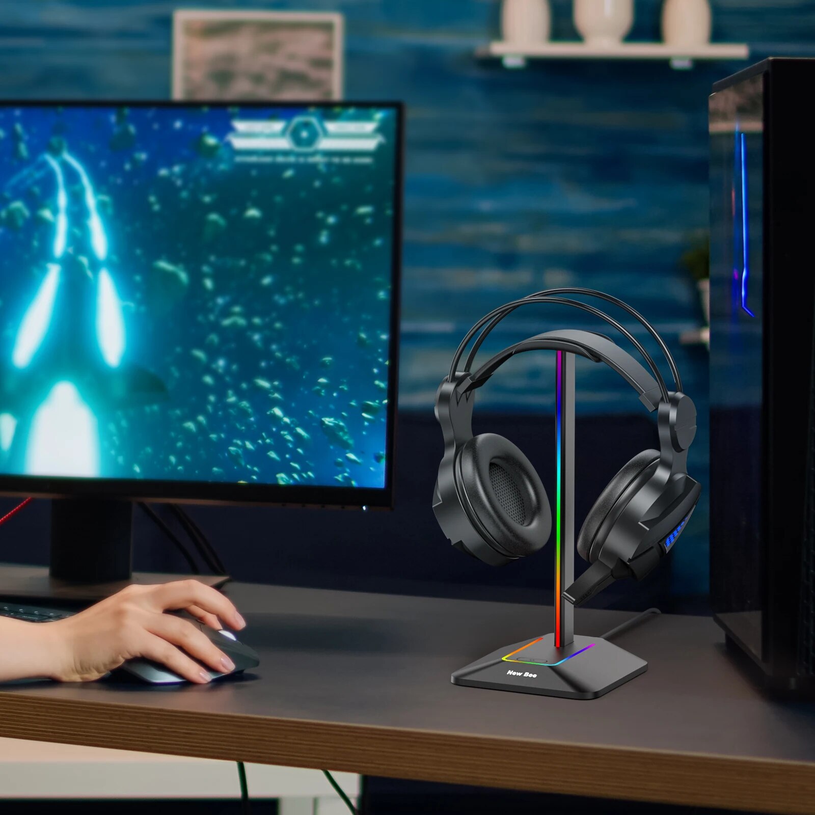 New Bee Z8 RGB Headphones Stan - Gaming Headset Rgb reseña y precio