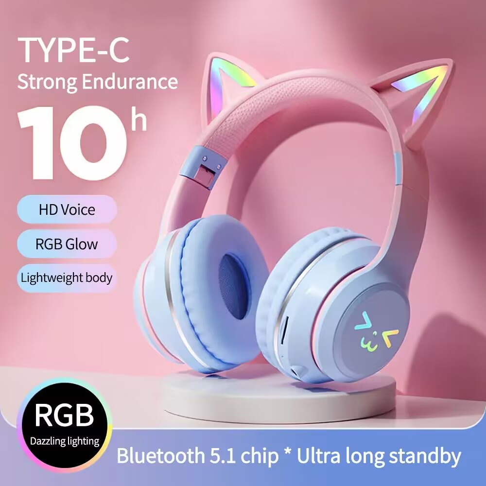 RGB Glow Earphones Wireless Ea - Gaming Headset Rgb reseña y precio