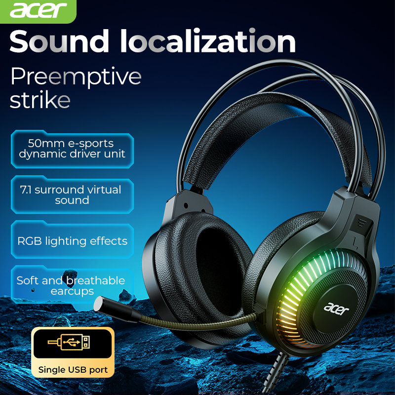 RGB Cool Lighting Wired Earpho - Gaming Headset Rgb reseña y precio