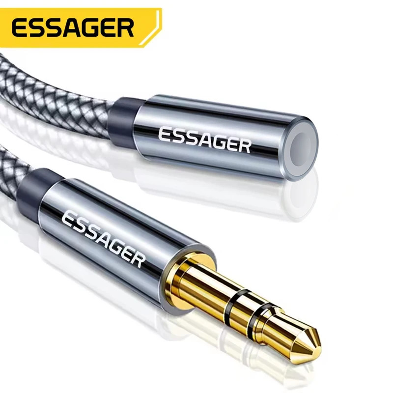 Essager 3.5mm Audio Aux Cable  - Earphone Splitter Jack reseña y precio