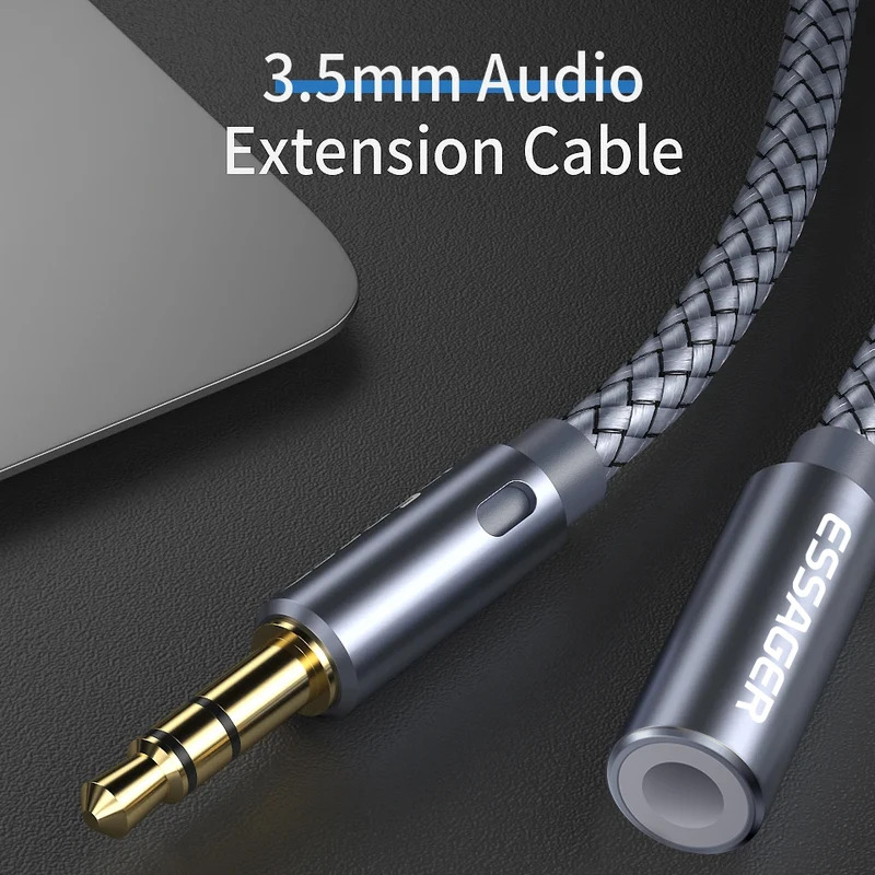 Essager 3.5mm Audio Aux Cable  - Earphone Splitter Jack reseña y precio