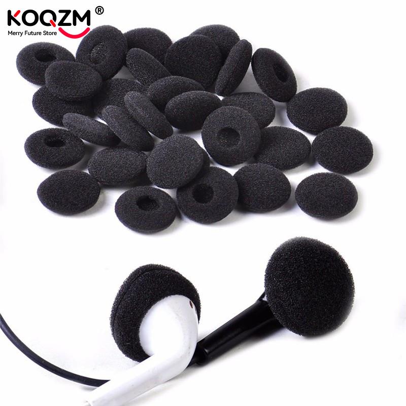 30pcs Sponge Covers Tips Black - Earphone Foam Tip reseña y precio