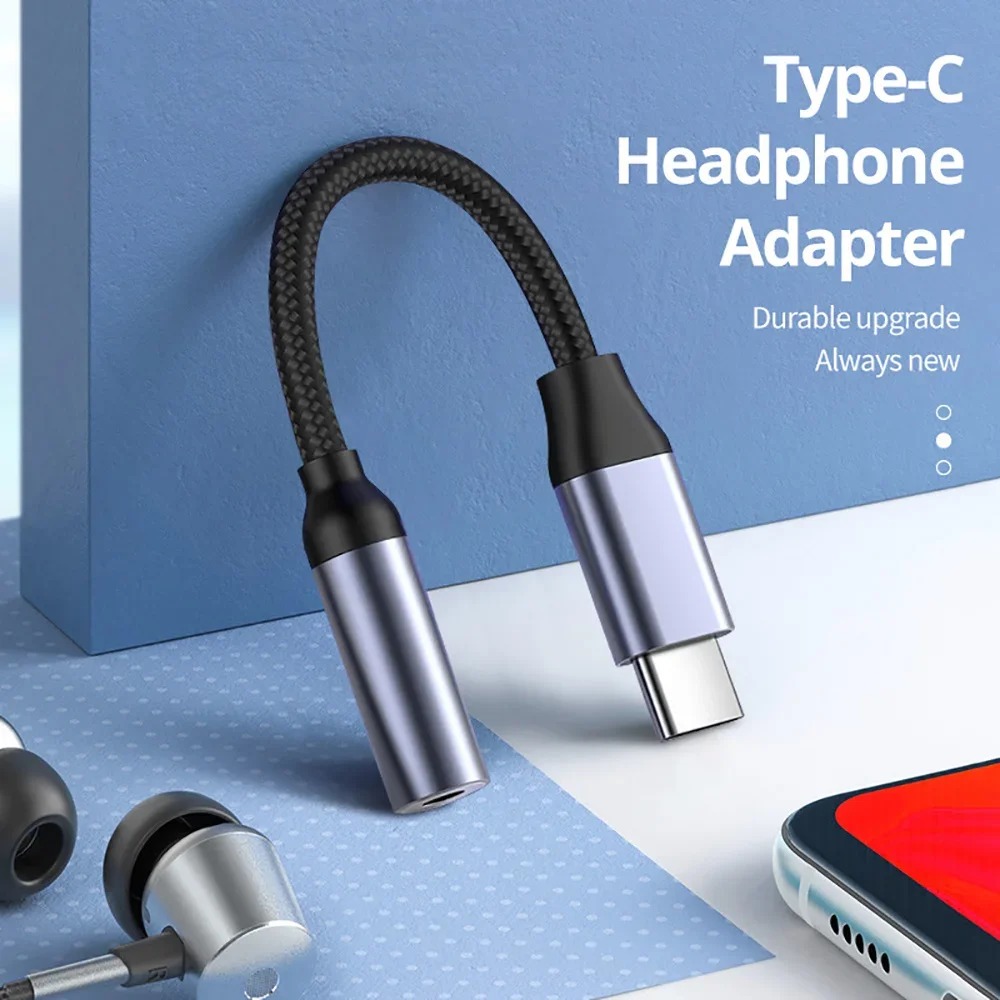 USB C 3.5mm Audio Adapter USB  - Audiophile Headphone Wired reseña y precio
