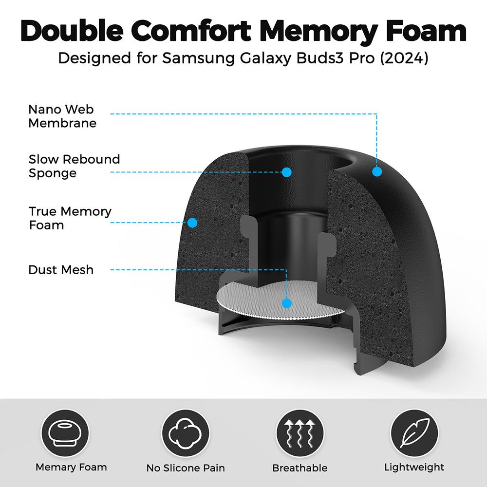 XDcase 4 Pairs Replacement Mem - Earphone Foam Tip reseña y precio