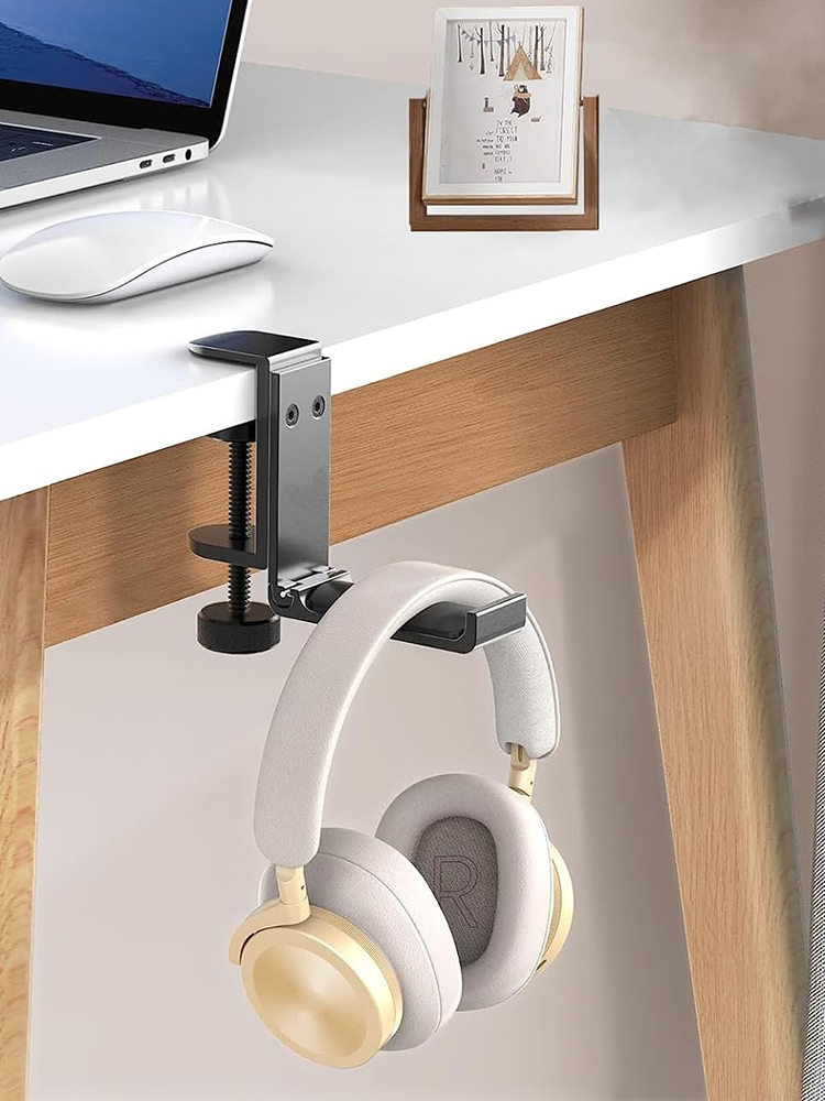 Under Desk Headphone Stand Fol - Headphone Stand Desk reseña y precio