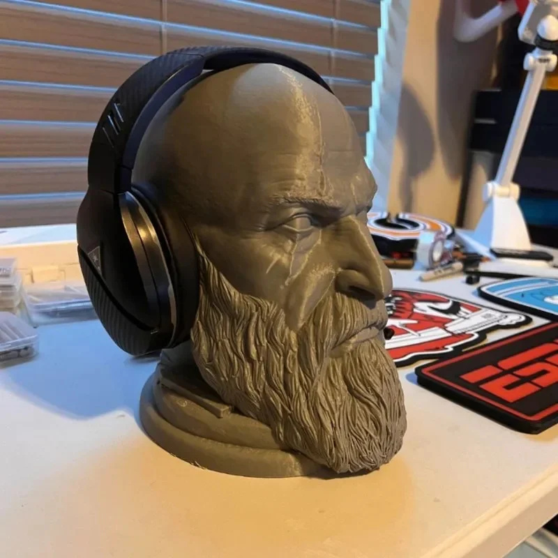 God Of War Kratos Statue Headp - Headphone Stand Desk reseña y precio