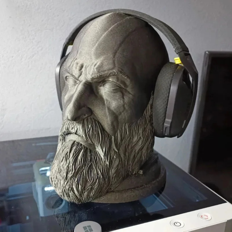 God Of War Kratos Statue Headp - Headphone Stand Desk reseña y precio