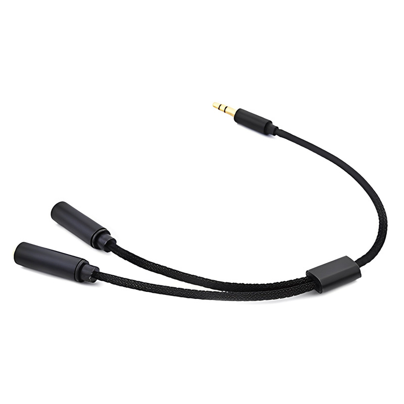 3.5mm Audio Splitter Y Jack 1  - Audio Splitter Y reseña y precio